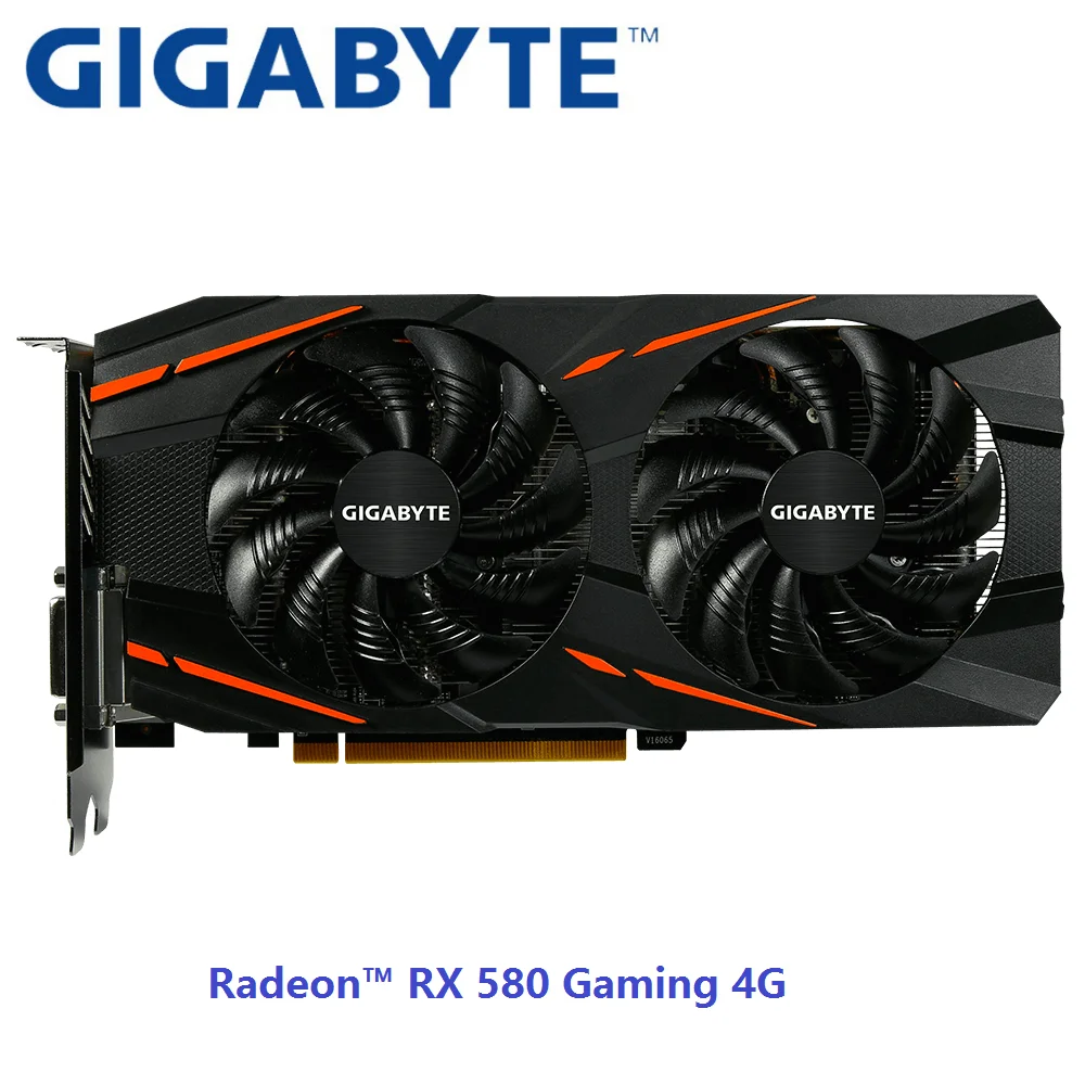 

USED GIGABYTE RX 580 4GB Gaming Graphics Card Radeon Video Cards For AMD Display Port HDMI DVI-D PCI-E3.0*16