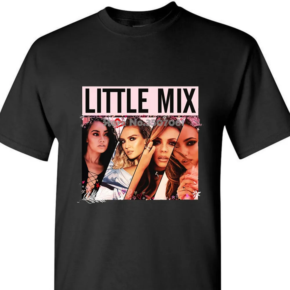 Женская футболка Little Mix портреты Glory Days Get Weird Dna Оригинальная футболка обувь для девочек Базовая
