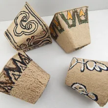 Бумажная целлюлоза детский белый эмбрион бумажная целлюлоза цветочный горшок модель Бумажная целлюлоза Изобразительное искусство унисекс 10 юаней ручной работы Diy10 шт