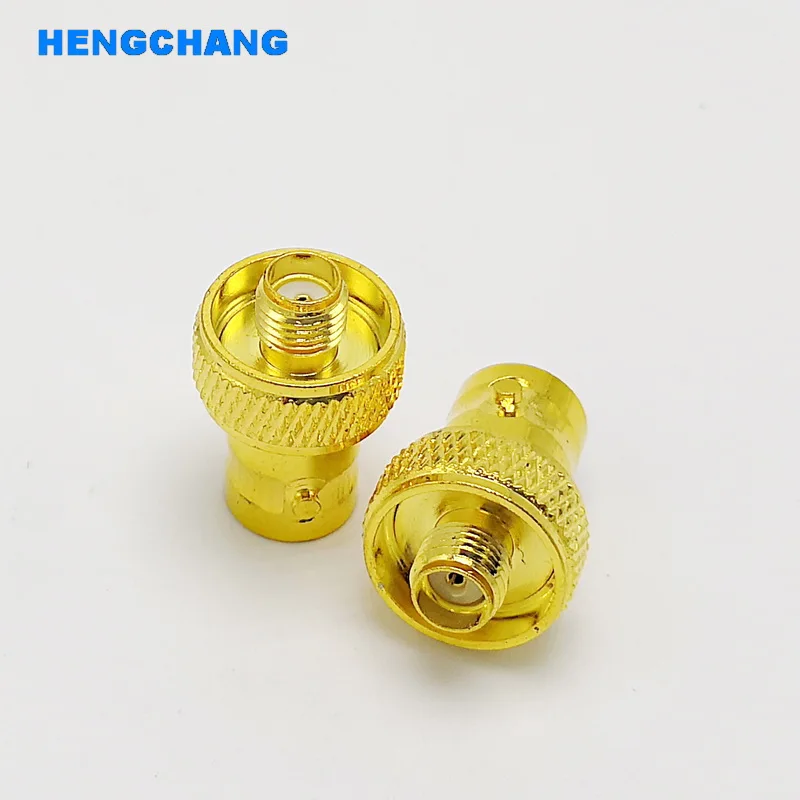 

Gold plated BNC Q9 Female connector to sma Female for Antenna BNC to sma connector adapter 10pcs