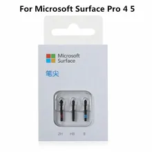 Набор наконечников для ручек(2H HB B) Аксессуары для microsoft Surface Pro 4 5 Touch Pen Surface Pro