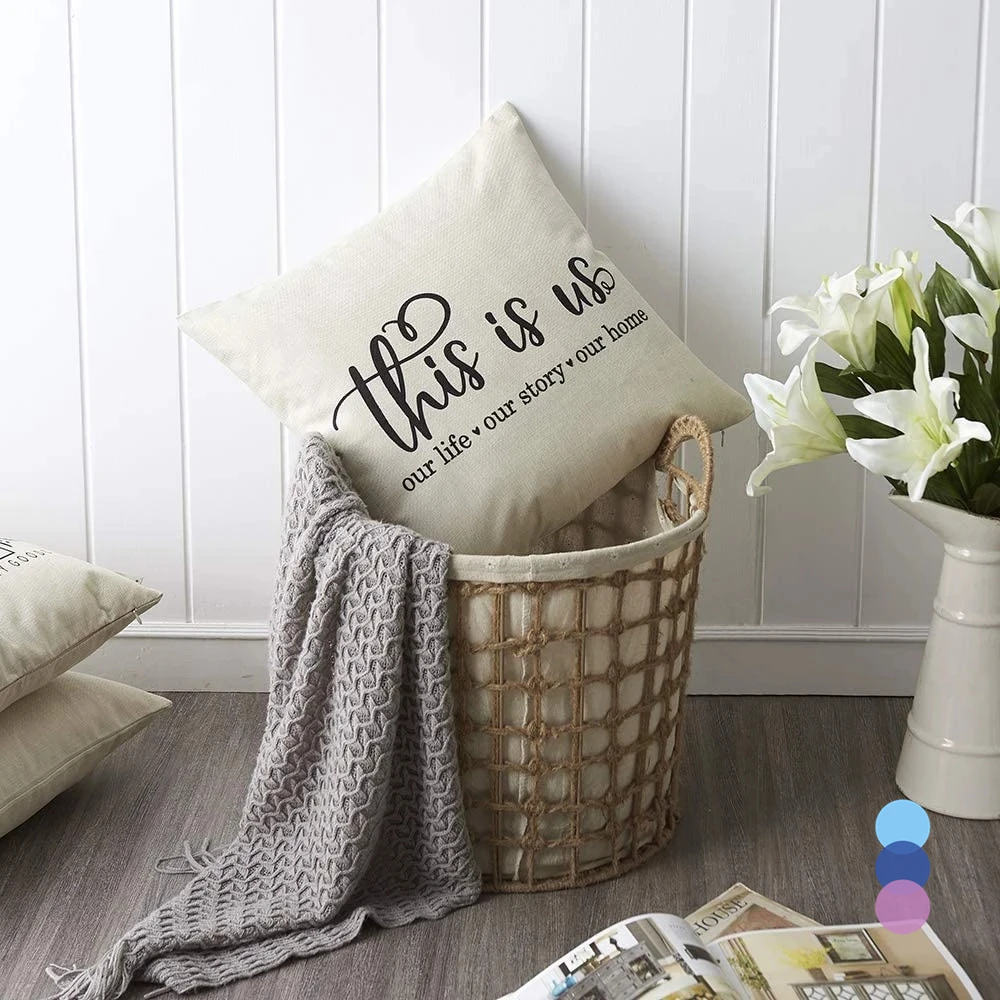 Cushion Cover Pillow Christmas Decorations Farmhouse Home Decor Throw Pillows Living Room Funda Cojin 45*45 Housewarming | Дом и сад