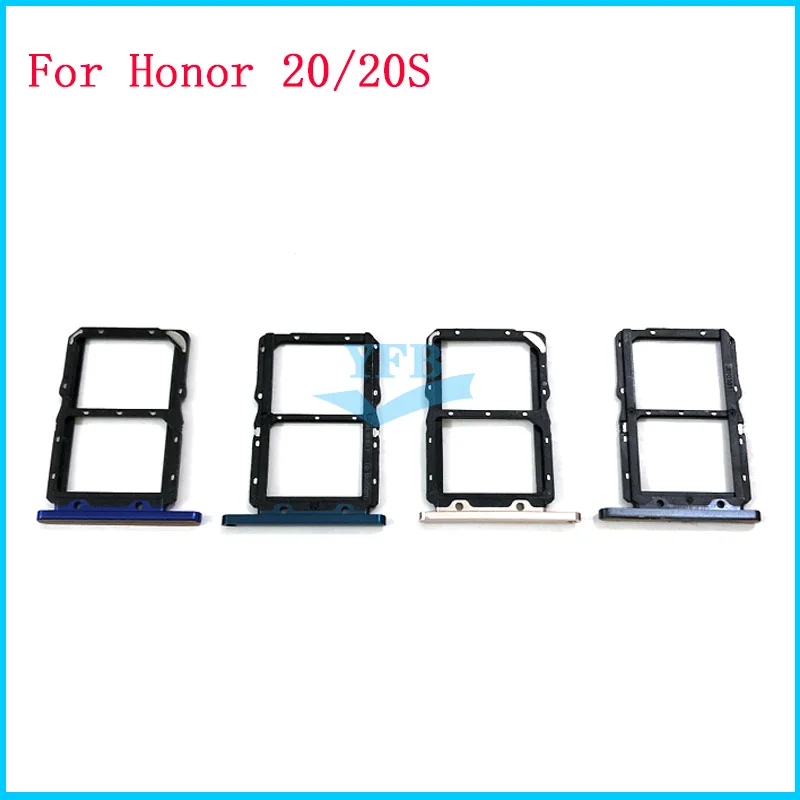 For Huawei Honor 20 20S 20 lite Pro 20i View SIM Card Tray Slot Holder Slot Adapter Replacement Part