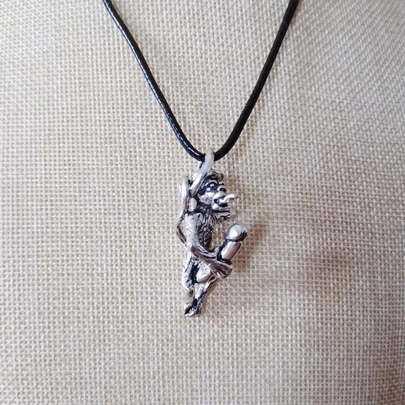 Original Punk Fun Vintage Necklace Exaggerated Funny Genital Pendant