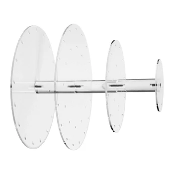 

Clear Multi-layer Round Cake Cupcake Stand Wedding Birthday Tower Cake Decor Cupcake Placement Rack Plates Platter Birthday