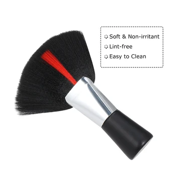 

Fan-Shaped Hairbrush Soft Neck Face Duster Brush Non-irritant Hair Sweep Brush Hair Styling Tool For Shaving and Hair Cutting