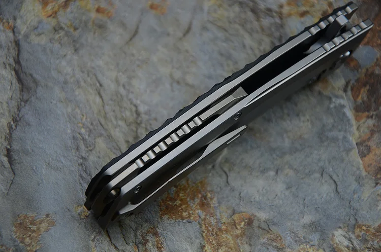 Kevin John Venom II качественные ножи M390 Складные лезвия из углеродного волокна и Титан ручка с зажимом для кармана для кемпинга на открытом воздухе Охота