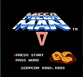 

Mega Man 5 V 72pins 8bit Game card Drop shipping!