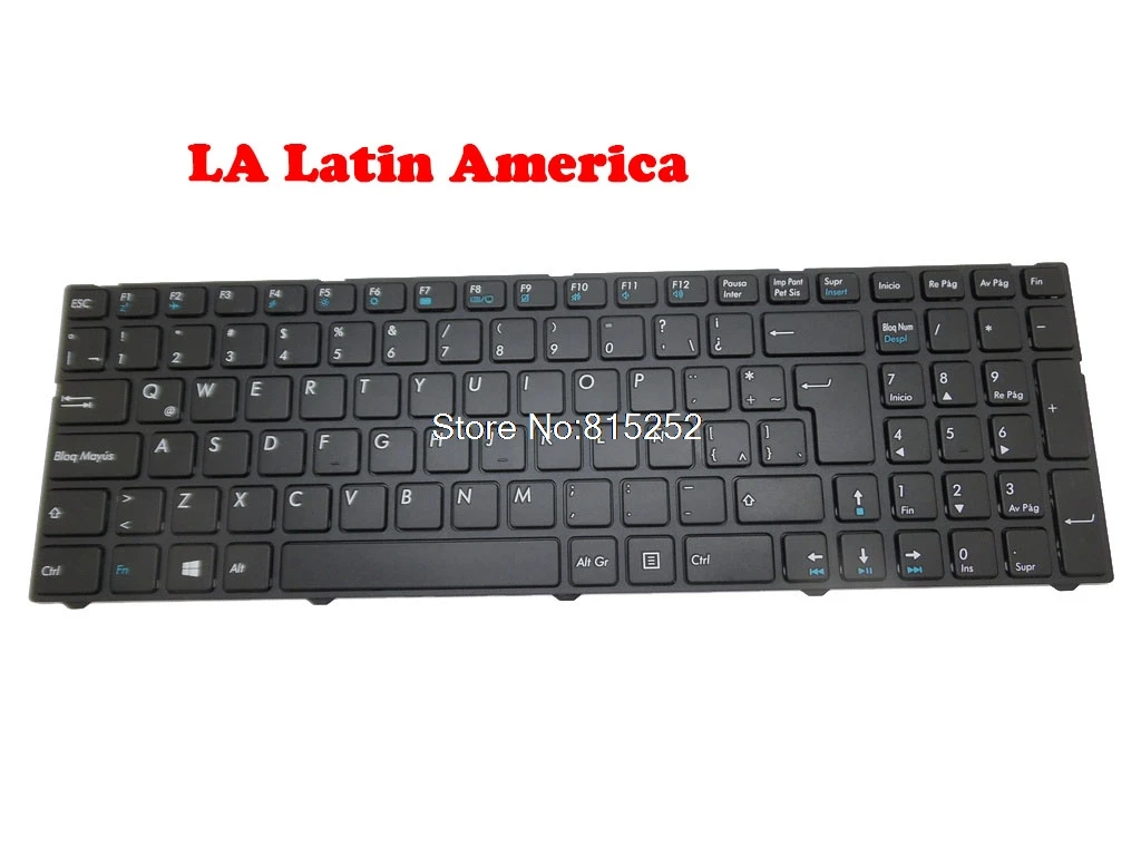 Клавиатура для ноутбука Pegatron C15 MP-13A86LA-528 0KN0-CN1LA12 новая в латиноамериканском стиле