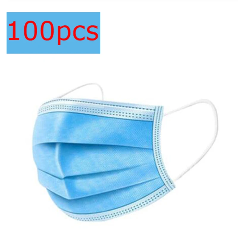 

100pcs Blue Protective Mask Dropshipping