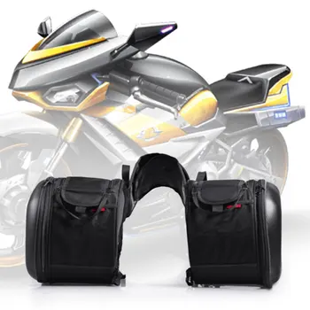 

Universal Motorcycle Large Capacity Saddlebags Waterproof Helmet Travel Bag Suitcase Saddlebags with Raincoat