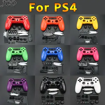 

JCD Full Housing Shell Case Skin Cover Button Set with Full Buttons Mod Kit Replacement For Playstation 4 PS4 Controller
