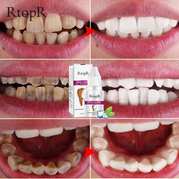 

Rtopr Effective Teeth Oral Hygiene Essence Whitening Essence Effective Remove Plaque Stains Cleaning Product Teeth Cleaning 10ml