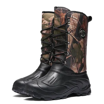 

Hiking Boots Men Outdoor Camping Tactics Shoes Hunting Boots Men Climbing Trekking Shoes Non-Slip Waterproof Rain Fishing Shoes