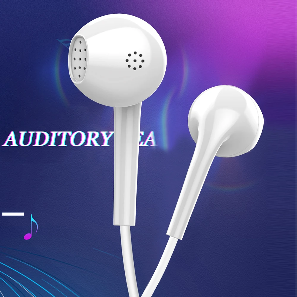 Sport In-Earphone Wired Super Bass 3.5mm Crack Running Mic Mircophone Earbud Micro Headphone Hands Free for iPhone Android | Электроника