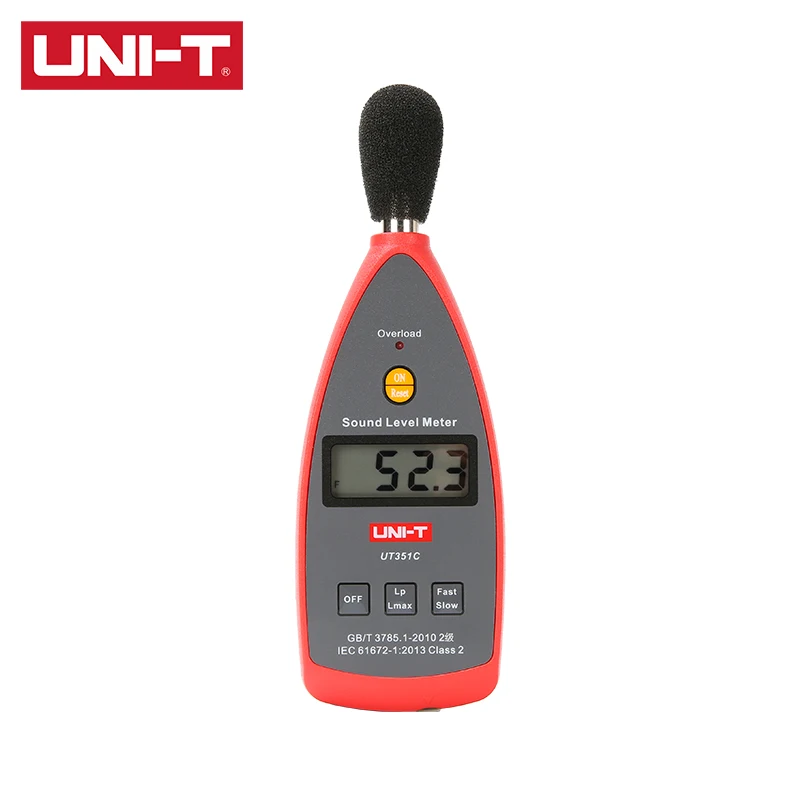 UNI T UT351C измеритель уровня звука усовершенствованная цифровая технология обнаружения|Шумомеры| |