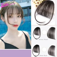 Salonchat Remy, черные, коричневые накладные человеческие волосы на заколках для наращивания, черные женские человеческие волосы, челка на заколках, человеческие волосы