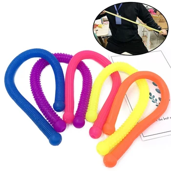 

Colorful Sensory Fidget Stretch Toys Stretchy Strings Fidget Toy for Relaxing 12pcs 6 Colors for Adults and Kids UND Sal