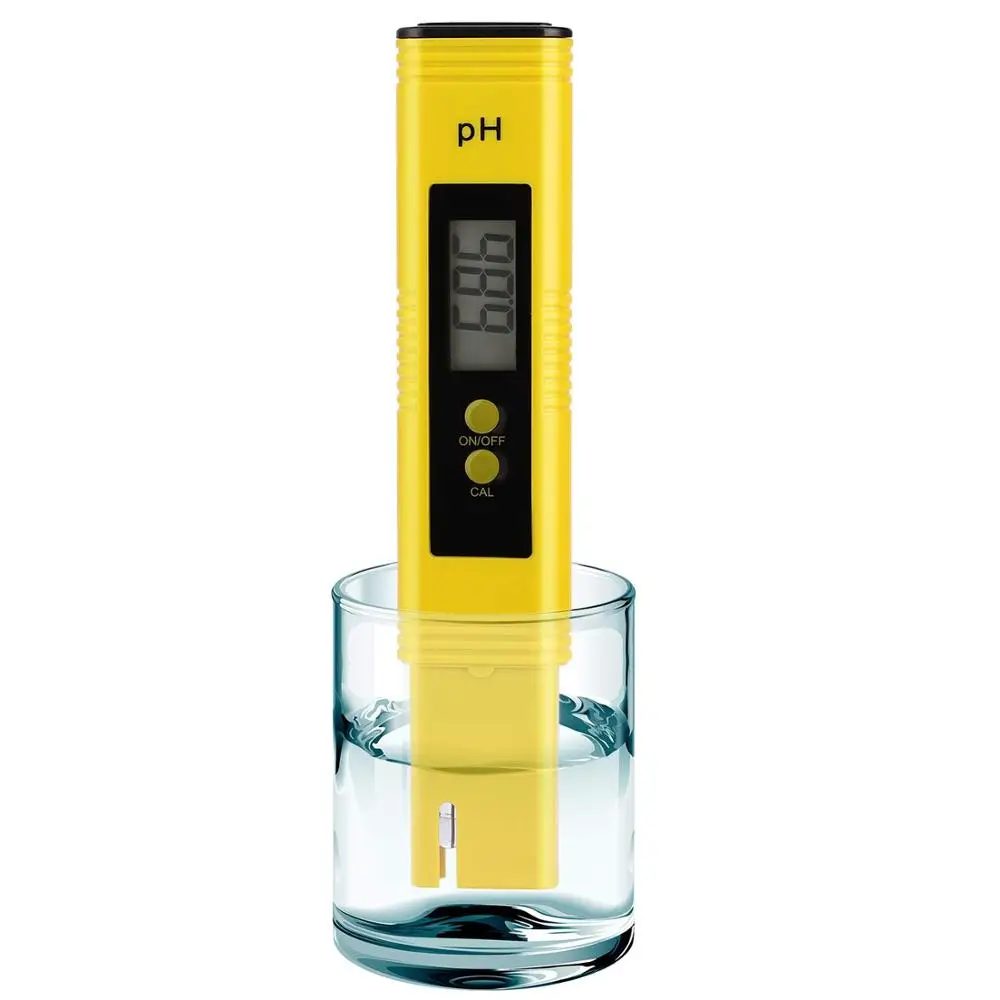 

PH Meter 0.01 PH High Precision Water Quality Tester with 0-14 PH Measurement Range, Suitable for Aquarium, Swimming Pool