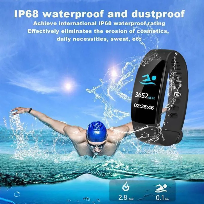 M4 Smartband браслет пульсометр Монитор артериального давления шагомер спортивный фитнес-браслет PK для Xiaomi Band 4