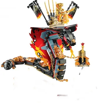 

463pcs Ninja Series Fire Catch Building Blocks Bricks Compatible with Ninjagoes Model 70674 Toys for Children Christmas Gift