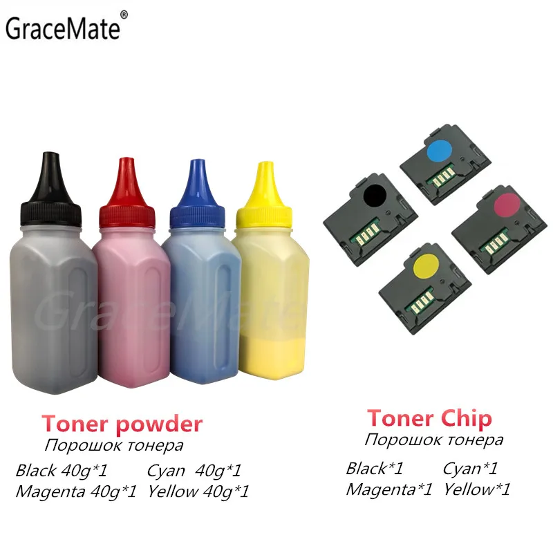 [Тонер + чип] набор для заправки тонера совместимый с Xerox Phaser 6020 6022 Workcentre 6025 6027