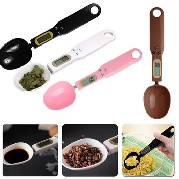 

500g/0.1g Portable LCD Digital Kitchen Scale Measuring Spoon Gram Electronic Spoon Weight Volumn Food Scale New High Quality