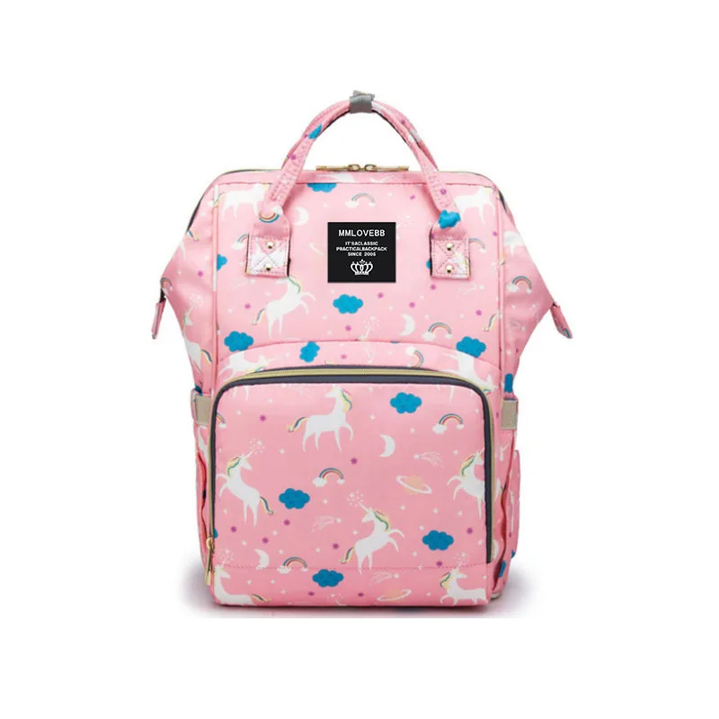 MMloveBB сумка для подгузников для мамы, сумка для беременных, сумка для коляски, Большой Космический рюкзак для ребенка, высококачественный органайзер для путешествий - Color: 5