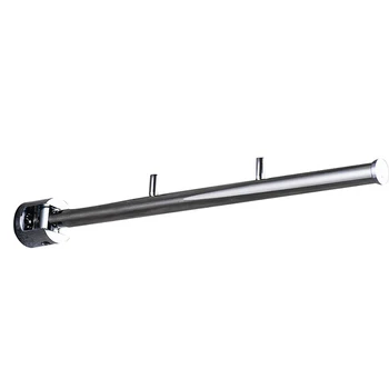 

Stainless Steel Hotel Clothes Hanger Durable Wall Mounted Holder Swing Arm Bathroom Hook Folding Home Space Saving Practical