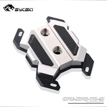 Bykski CPU XPH T8 M, amd cpu bloco de água para amd ryzen3/5/7 x470/am/fm series, processador cooler suporte 12v rgb/5v A RGB/sync