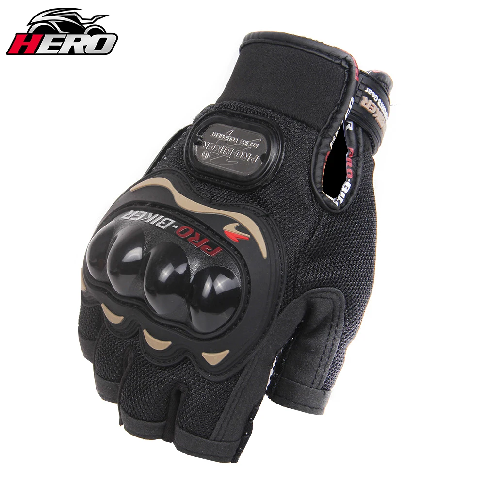 Motorcycle Gloves Motorbike Racing Half Finger Summer Moto Gloves Motorbike Riding Racing Bike Protective PRO-BIKER Gloves M-XXL