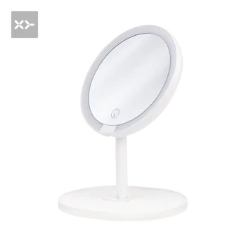 

XiaoYue XY 2 in 1 Protable LED Touch Dimmer Light Makeup Mirror Rechargeable White Desktop Cosmetic Decor Adjustment Magnifying