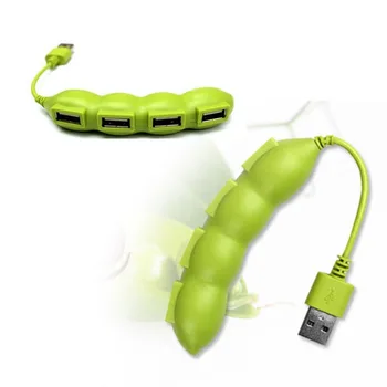

Chielecna USB 2.0 Converter Hi-Speed peas Carambola & Strawberrypeas Design 4-Port Splitter Hub Adapter For PC Computer Notebook