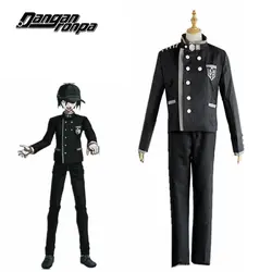 НОВЫЙ Danganronpa V3 Косплей Saihara Shuichi Косплей Костюм Аниме игра школьная форма костюм наряд пальто + брюки + шляпа