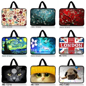 

Flag Laptop Bag For Macbook 10 11.6 13.3 14.4 15.4 15.6 17 17.3" Flower Netbook Zipper Sleeve Case Tablet Cover computer Bags