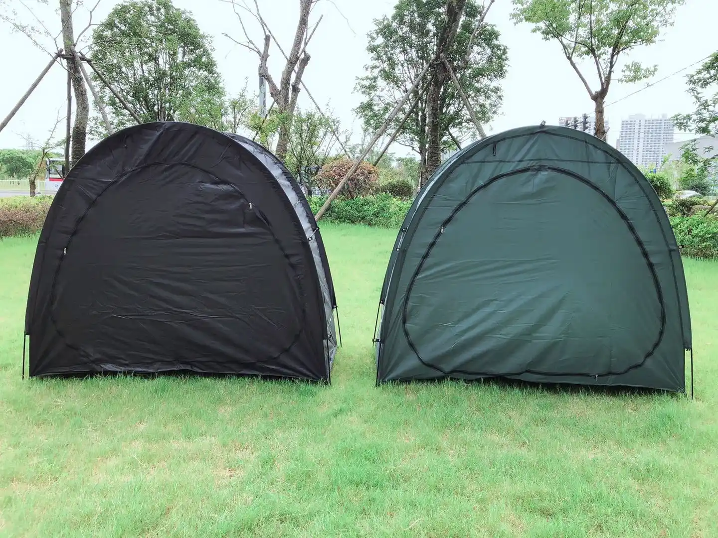 屋外ポータブル自転車テントヘビーデューティ省スペース防水と耐候性屋外収納マウンテンバイク小屋テント テント Aliexpress