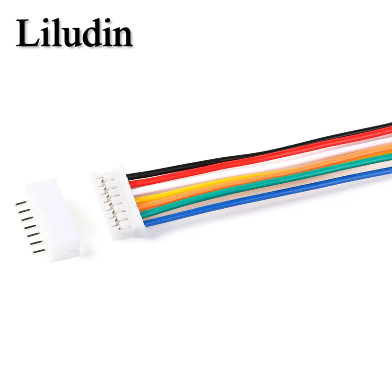 10Sets JST XH2.54 XH 2.54mm Wire Cable Connector 2/3/4/5/6/7/8/9/10 Pin Pitch Male Female Plug Socket 30cm Wire Length 26AWG 3