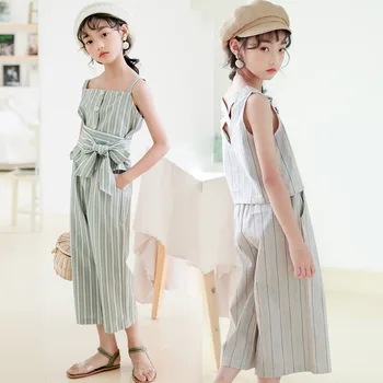 

Children Clothing Set T Shirt Pants Kids Tracksuit 2020 Summer Girls Costume Kids Sport Suits for Girls Clothes 6 8 10 12 Years