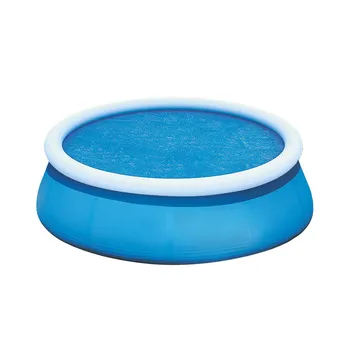 

Insulation Film Plastic Wrap Round Pool Cover Protector 12ft Foot Above Ground Blue Protection Swimming Pool 365X365CM