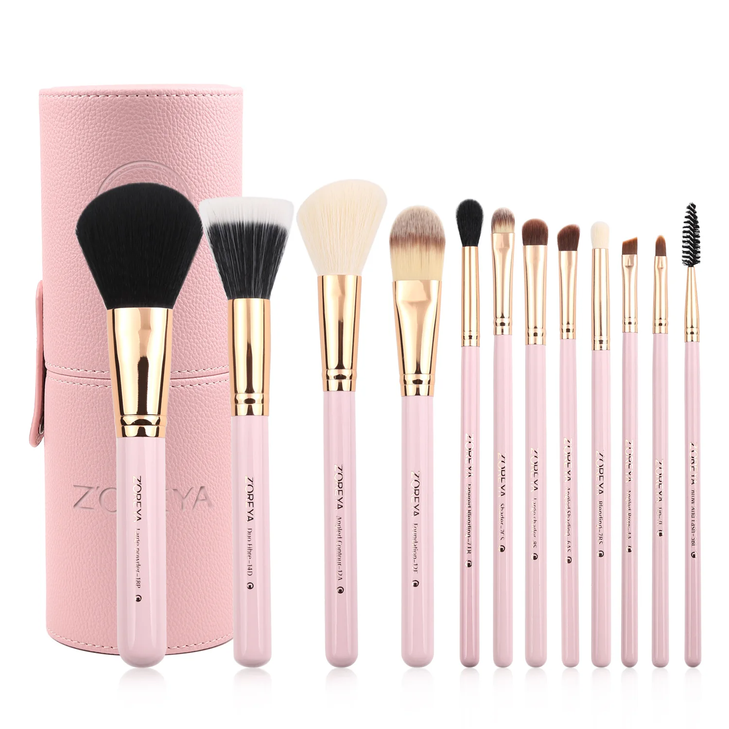 

Manufacturers Direct Selling a Generation of Fat Hot Models Makeup Brush Set 12 Artificial Fiber Color Barreled Makeup Brush Set