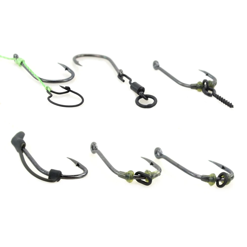 225 X Karper Vissen Wartels Haak Mouwen Klaar D-Rig Aligner In Doos Quick Change Rig Anti Wirwar Mouwen terminal Tackle XP-100