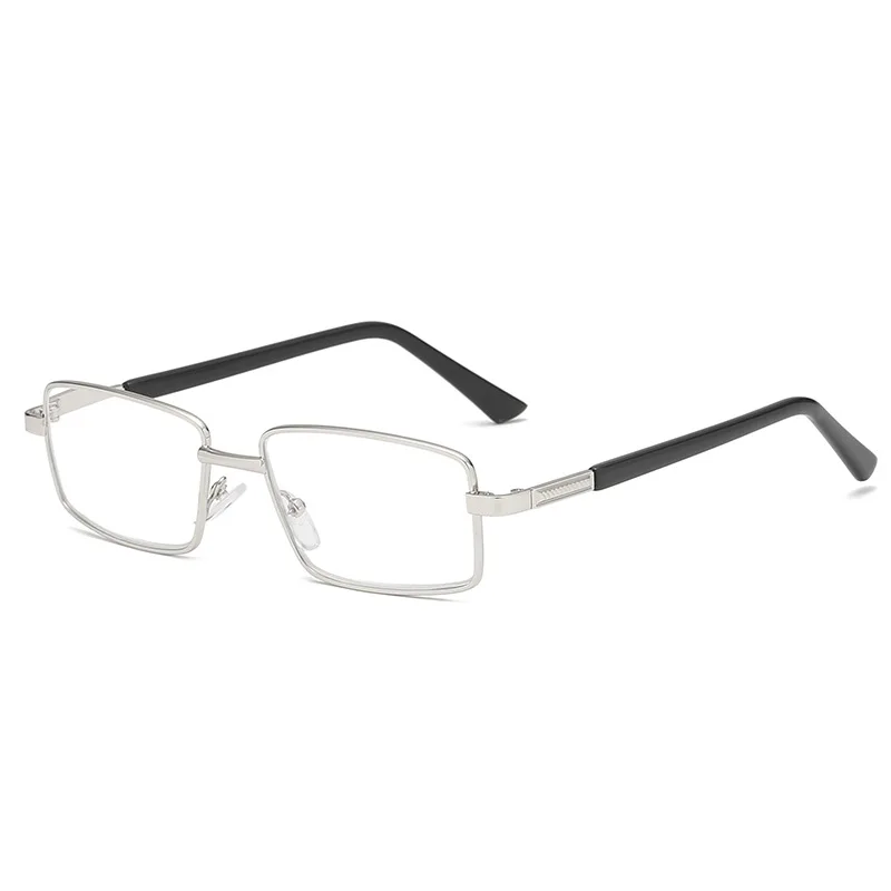 Высокое качество покрытая цельной полиуретановой кожей очки для чтения+ 1,0 1,5 2,0 2,5 3,0 4,0 градусов Полный металлический каркас удобные унисекс очки для чтения