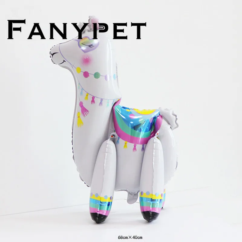 1pc 4D Cute Alpaca Foil Balloons Animal Shape Birthday Wedding Baby Shower Party Decorations Kids Toys Ballon Globos gift | Дом и сад