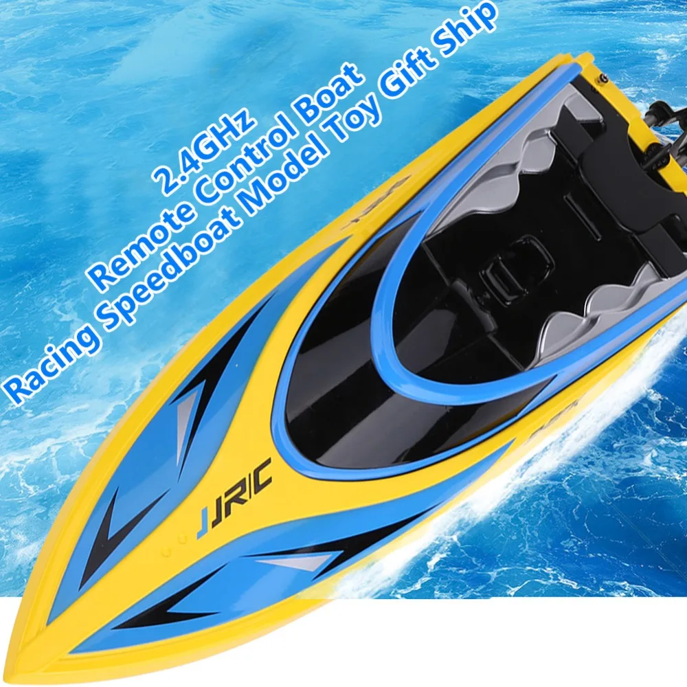 

Hot RC boat 2.4GHz RC Remote Control Boat 25km/h Racing Speedboat Model Toy Ship Watercraft