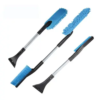 

Winter Cleaning Multifunctional Snow Removal 3-in-1 Car Shovel Ice Scraper Extendable Telescoping Broom Brush Auto Parts
