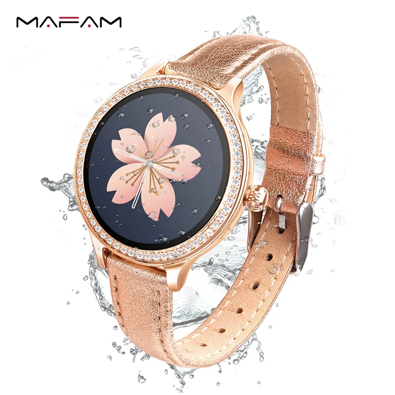 

MAFAM M8 Women Smart Watch Heart Rate Blood Pressure Physiological Cycle Fitness Tracker IP68 Waterproof Sport Smartwatch