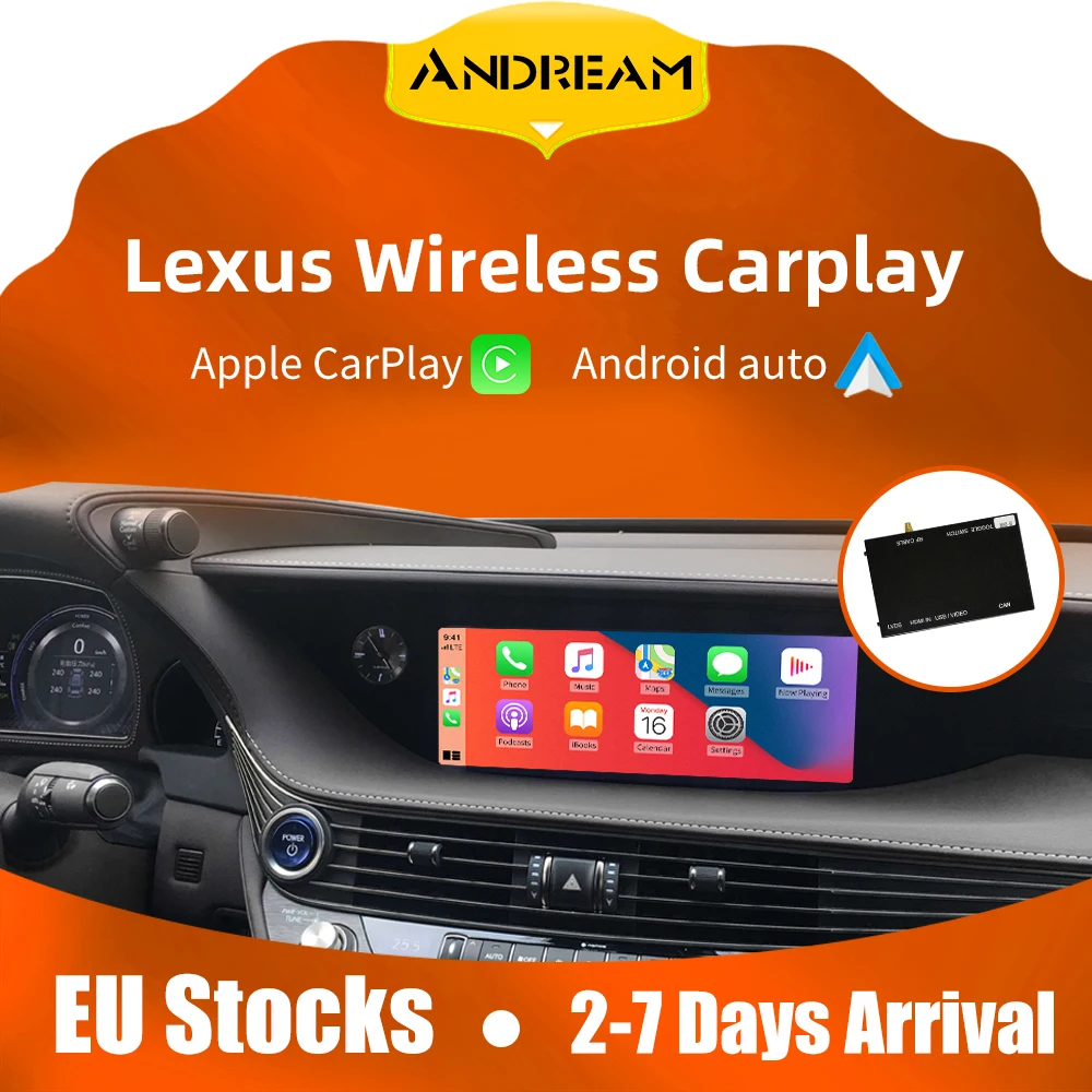 Беспроводная автомобильная система Carplay для Lexus навигация GS/LS/ES/IS/UX/LX/RC обновление