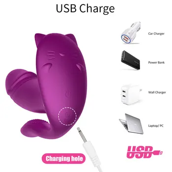 Wearable Heating Dildo Vibrator Remote Control Clitoris G-Spot and Anus Triple Massager Female Rechargeable 6