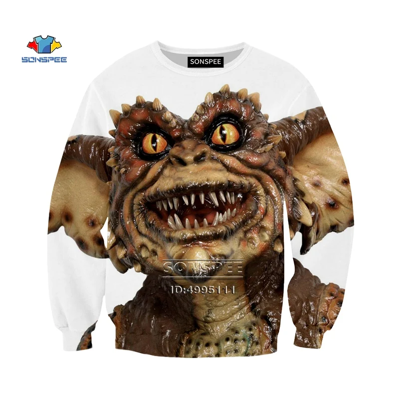 20 SONSPEE 3d принт для мужчин и женщин фильм Gremlins Толстовка «монстры» Harajuku толстовки повседневные Хип-хоп Молодежные топы с длинными рукавами A1036 - Цвет: 20