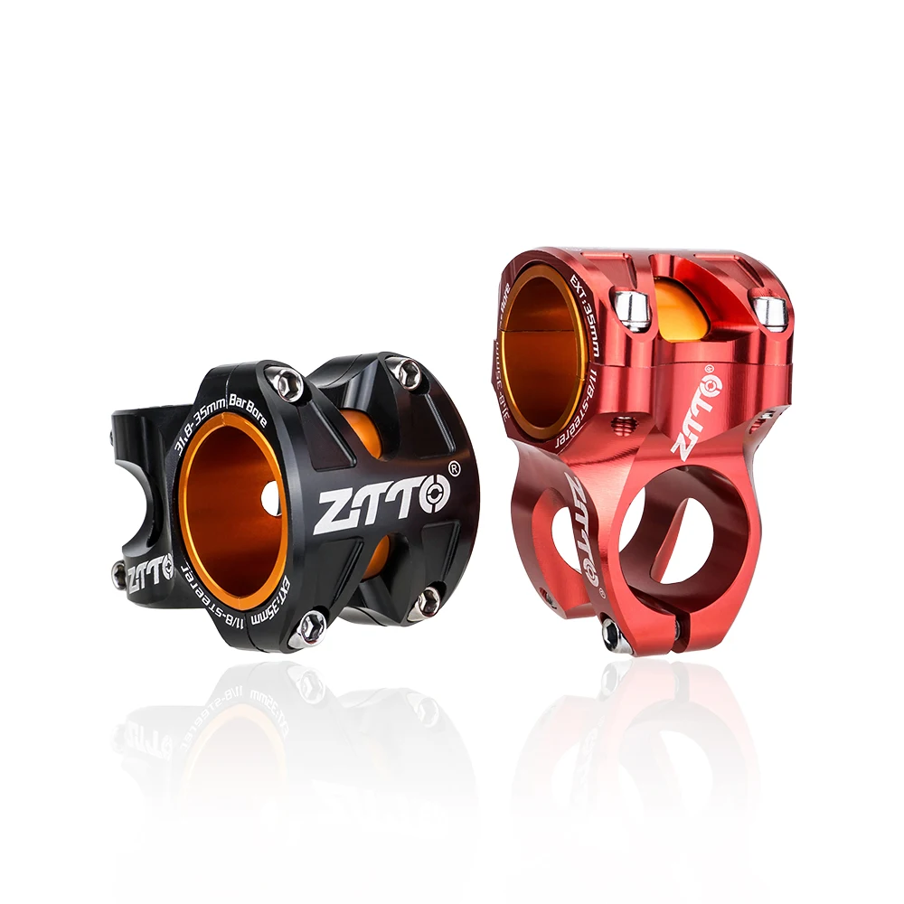 Горный велосипед ZTTO 50 мм руль CNC 35 31 8 Сверхлегкий 0 ° Rise DH AM Stem Enduro 28 6 велосипедный